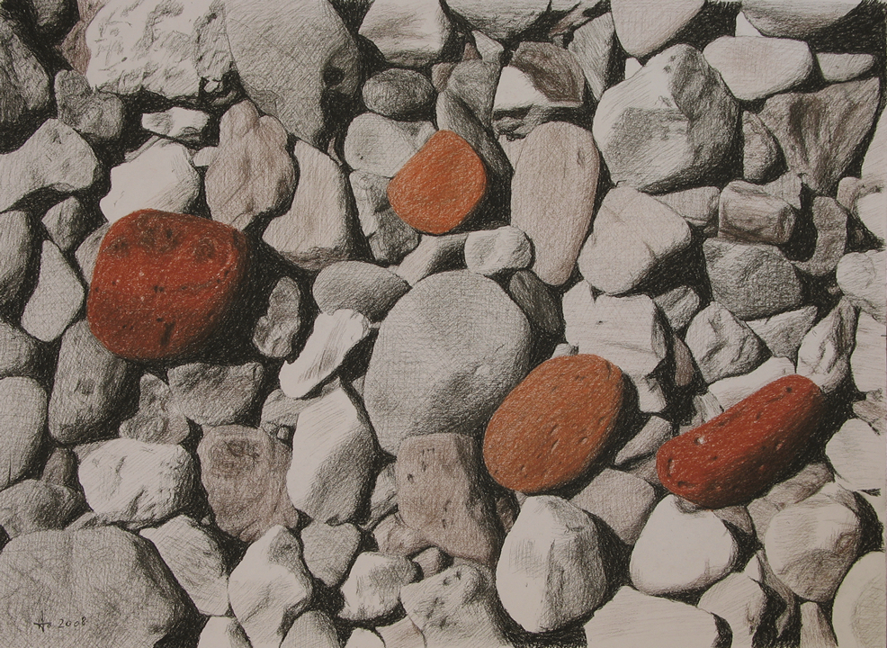 Rote Steine